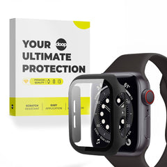 360° SCHUTZHÜLLE FÜR APPLE WATCH 41 MM DOOP DEFENSE 360GUARD SCHWARZ