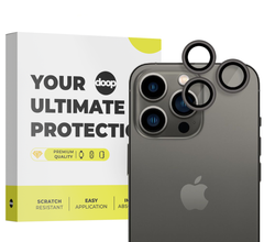 SCHUTZ FÜR DIE KAMERA DOOP CAMRING IPHONE 14 PRO / 14 PRO MAX SCHWARZ