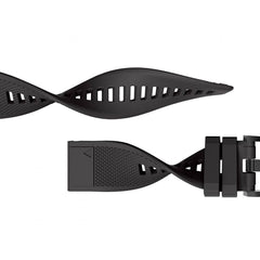 SILIKONARMBAND FÜR GARMIN 22MM FENIX 5 / 6 / 6 PRO / 7 DOOP DISCOVERER 22MM SCHWARZ