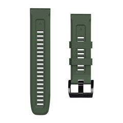 SILIKONARMBAND FÜR GARMIN 26MM FENIX 3 / 5X / 3HR / 5X PLUS / 6X / 6X PRO / 7X DOOP EXPLORER ARMY GREEN