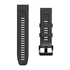 SILIKONARMBAND FÜR GARMIN 22MM FENIX 5 / 6 / 6 PRO / 7 DOOP EXPLORER 22MM SCHWARZ