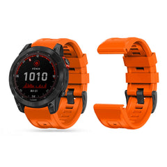 SILIKONARMBAND FÜR GARMIN 26MM FENIX 3 / 5X / 3HR / 5X PLUS / 6X / 6X PRO / 7X DOOP EXPLORER ORANGE