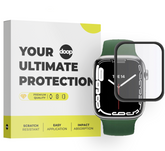 Gehärtetes Glas für Apple Watch 45 mm DOOP Hybrid Schwarz