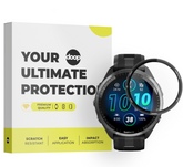 Gehärtetes Glas für Garmin Forerunner 965 Doop Hybridglas Schwarz