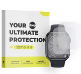 2X HARTGLAS FÜR APPLE WATCH 40 / 41 MM DOOP HYDROFLEX PRO+ 2-PACK KLAR