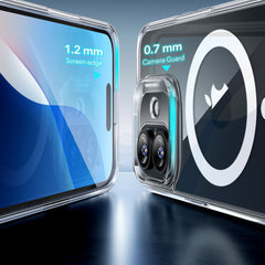 ESR CLASSIC HYBRID HALOLOCK MAGSAFE & TEMPERED GLASS IPHONE 16 CLEAR HÜLLE