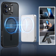 ESR CLASSIC HYBRID HALOLOCK MAGSAFE & TEMPERED GLASS HÜLLE IPHONE 16 FROSTED BLACK