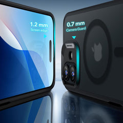 ESR CLASSIC HYBRID HALOLOCK MAGSAFE & TEMPERED GLASS HÜLLE IPHONE 16 FROSTED BLACK