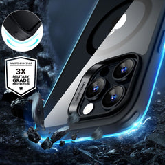 ESR CLASSIC HYBRID HALOLOCK MAGSAFE & TEMPERED GLASS IPHONE 16 PRO MAX KLAR/SCHWARZ