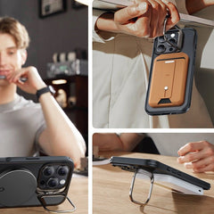 ESR CLASSIC HYBRID STÄNDER HALOLOCK MAGSAFE & TEMPERED GLASS IPHONE 16 PRO MAX FROSTED BLACK