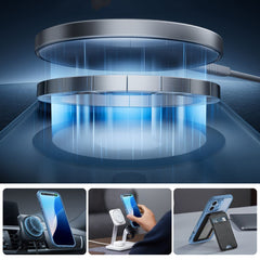 KRYT ESR CLASSIC PRO SET HALOLOCK MAGSAFE IPHONE 16 FROSTED BLAU