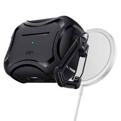 ESR CYBER ARMOR HALOLOCK MAGSAFE HÜLLE FÜR APPLE AIRPODS PRO 1 / 2 SCHWARZ