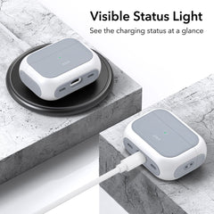ESR ORBIT HALOLOCK MAGSAFE HÜLLE FÜR APPLE AIRPODS PRO 1 / 2 WEISS