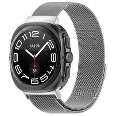 METALLARMBAND FÜR SAMSUNG GALAXY WATCH ULTRA (47 MM) HEYBAND MILANESI SILBER