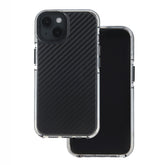 KARBONABDECKUNG FÜR IPHONE 15 HEYCASE ACRYLIC FIBER SCHWARZ