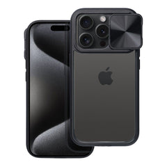 HÜLLE FÜR IPHONE 15 PRO HEYCASE CAMSHIELD SCHWARZ