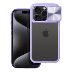 HÜLLE FÜR IPHONE 15 PRO HEYCASE CAMSHIELD LILA