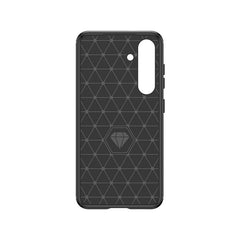 SCHUTZHÜLLE FÜR SAMSUNG GALAXY S24 HEYCASE CARBON ARMOR SCHWARZ
