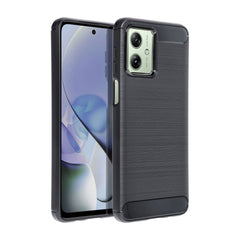 SCHUTZHÜLLE FÜR MOTOROLA MOTO G54 5G HEYCASE CARBON SCHWARZ