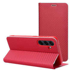 BÜCHERDECKEL FÜR XIAOMI REDMI 13C / POCO C65 HEYCASE LUNA WALLET REIN ROT