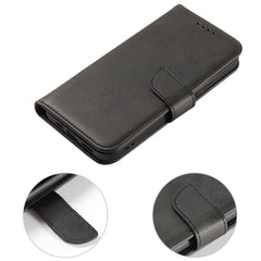 BÜCHERDECKEL FÜR XIAOMI POCO C65 / REDMI 13C HEYCASE MAGNET CASE WALLET SCHWARZ