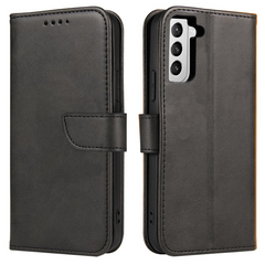 BÜCHERDECKEL FÜR SAMSUNG GALAXY S24+ PLUS HEYCASE MAGNET WALLET SCHWARZ