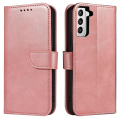 BÜCHERDECKEL FÜR SAMSUNG GALAXY S24+ PLUS HEYCASE MAGNET WALLET ROSA