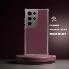 SCHUTZHÜLLE FÜR SAMSUNG GALAXY A55 5G HEYCASE RAINBOW LIGHT VIOLETT