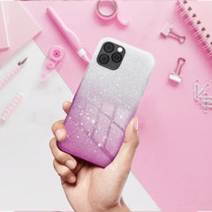SCHUTZHÜLLE FÜR SAMSUNG GALAXY A25 5G HEYCASE SHINING CLEAR/PINK