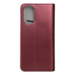 BUCHDECKEL FÜR REALME C67 HEYCASE SMART MAGNETO BUCH BURGUNDY