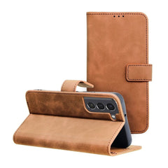 BÜCHERDECKEL FÜR SAMSUNG GALAXY A55 5G HEYCASE TENDER WALLET MOCA