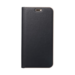 BÜCHERDECKEL FÜR SAMSUNG A35 5G HEYCASE WALLET CARBON GOLD / SCHWARZ