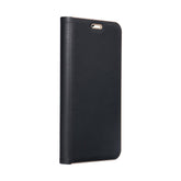 BÜCHERDECKEL FÜR SAMSUNG A35 5G HEYCASE WALLET CARBON GOLD / SCHWARZ