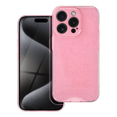 HÜLLE FÜR IPHONE 15 PRO HEYCASE GLITTER PINK