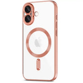 HÜLLE FÜR IPHONE 16 PLUS HEYCASE MAGSAFE MAG SHINE ROSE GOLD