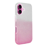 HÜLLE FÜR IPHONE 16 HEYCASE PURE SHINE PINK / SILBER