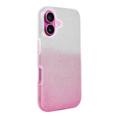 HÜLLE FÜR IPHONE 16 PLUS HEYCASE PURE SHINE PINK / SILBER