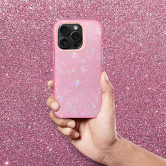 HÜLLE FÜR IPHONE 16 PRO HEYCASE CRYSTALIC PINK