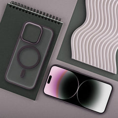 HÜLLE FÜR IPHONE 16 PRO HEYCASE MAG MAGSAFE MATTE LILA