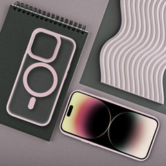 HÜLLE FÜR IPHONE 16 PRO MAX HEYCASE MAG MAGSAFE MATTE PINK