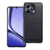 HÜLLE FÜR REALME NOTE 50 HEYCASE CARBON SCHWARZ