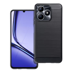 HÜLLE FÜR REALME NOTE 50 HEYCASE CARBON SCHWARZ