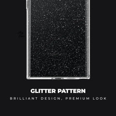 HÜLLE FÜR SAMSUNG A55 5G HEYCASE GLITTER KLAR