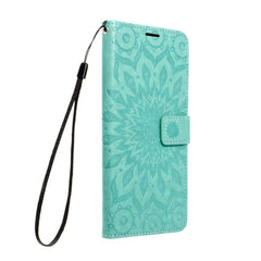 HÜLLE FÜR SAMSUNG GALAXY A16 4G / 5G HEYCASE MAGNET WALLET MANDALA GRÜN