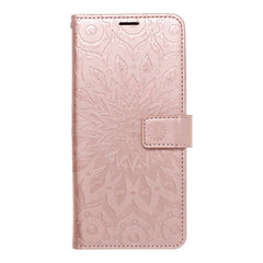 HÜLLE FÜR SAMSUNG GALAXY A55 5G HEYCASE MAGNET WALLET MANDALA ROSEGOLD