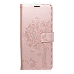 HÜLLE FÜR SAMSUNG GALAXY A55 5G HEYCASE MAGNET WALLET HOLZ ROSE