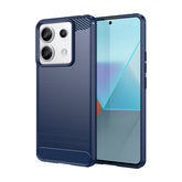 HeyCase Carbon Hülle für Xiaomi Redmi Note 13 Pro 5G Blau