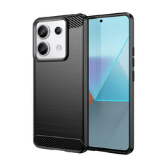 HeyCase Carbon Hülle für Xiaomi Redmi Note 13 Pro Plus Schwarz