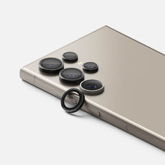 Gehärtetes Glas Ringke Kamera Rahmen Schutz Galaxy S24 Ultra Schwarz