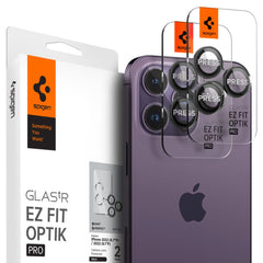 SCHUTZ FÜR DIE KAMERA SPIGEN OPTIK.TR "EZ FIT" KAMERASCHUTZ 2-PAKET IPHONE 14 PRO / 14 PRO MAX SCHWARZ